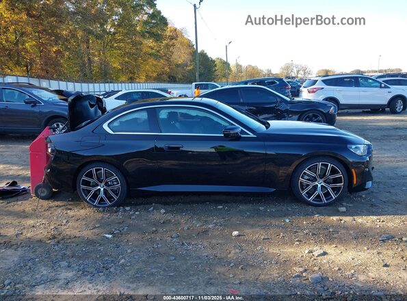3MW23CM04N8C49097 2022 BMW 2 SERIES Black Widok wnętrza z tyłu