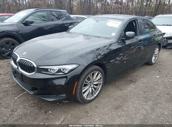 3MW39FF02P8D50269 2023 BMW 3 SERIES Black Առջևի ձախ երեք քառորդ տեսարան