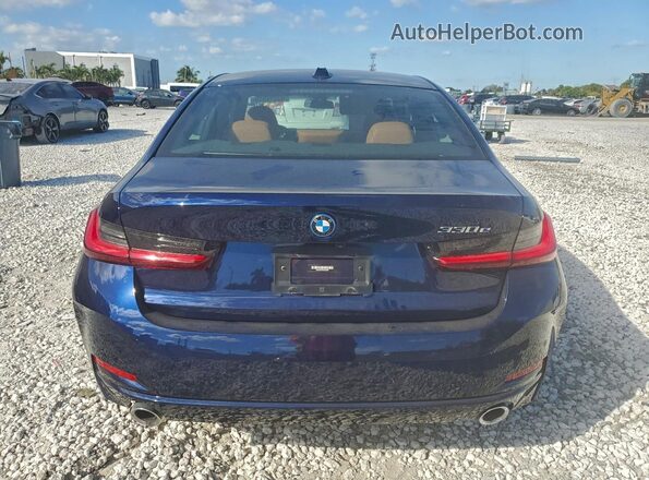 3MW39FF09P8C81967 2023 BMW 3 SERIES Blue უკანა ხედი