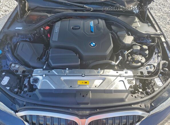 3MW39FF09P8C81967 2023 BMW 3 SERIES Blue უკანა სალონის ხედი