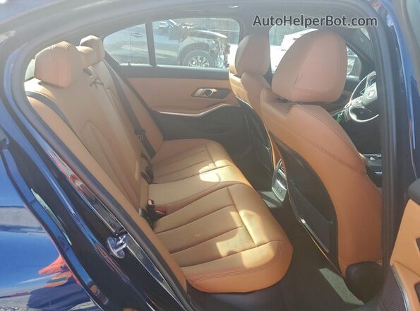 3MW39FF09P8C81967 2023 BMW 3 SERIES Blue უკანა სავარძლების ხედი