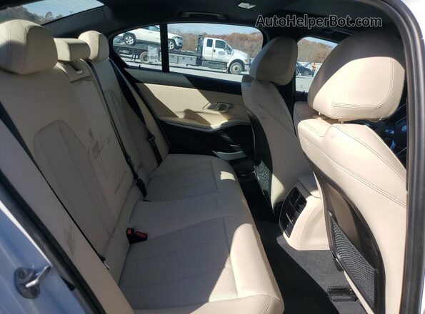 3MW39FS04P8D06327 2023 BMW 3 SERIES White Հետևի նստատեղերի տեսք
