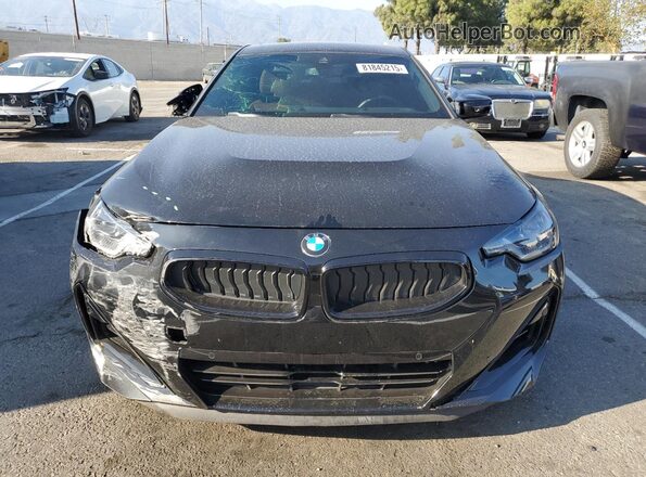 3MW43CM02P8D41465 2023 BMW M2 Black Դիմացի տեսք