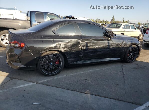 3MW43CM02P8D41465 2023 BMW M2 Black Հետևի աջ