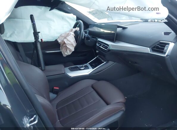 3MW49FF00P8D27755 2023 BMW 3 SERIES Серый Вид салона спереди