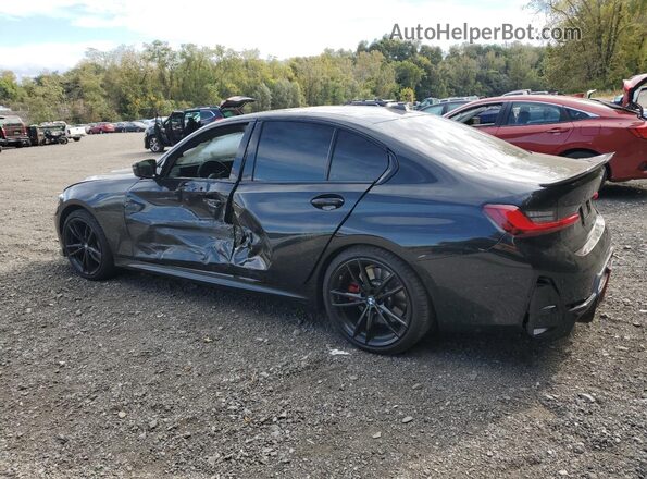 3MW49FF04P8D69393 2023 BMW M3 Black Trasero izquierdo
