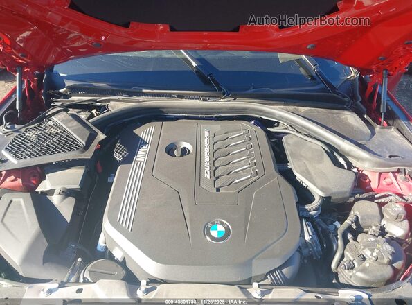 3MW49FF06R8E79347 2024 BMW M3 Red Vista trasera