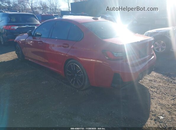 3MW49FF06R8E79347 2024 BMW M3 Red Trasero izquierdo