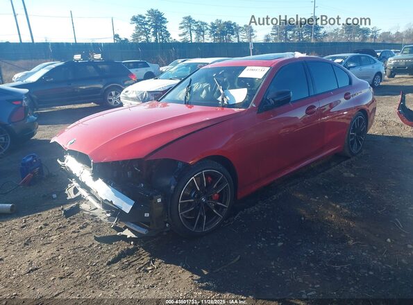 3MW49FF06R8E79347 2024 BMW M3 Red Vista tres cuartos delantera izquierda