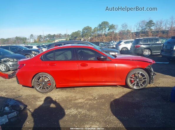 3MW49FF06R8E79347 2024 BMW M3 Red Vista interior de 360 grados
