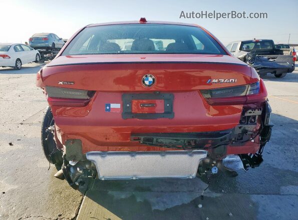 3MW49FF07P8D36601 2023 BMW M3 Red წინა სალონის ხედი