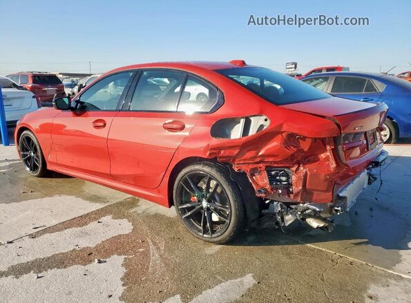 3MW49FF07P8D36601 2023 BMW M3 Red უკანა მარჯვენა
