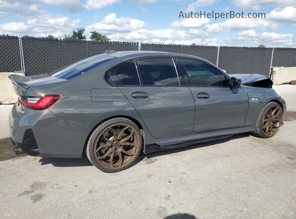 3MW49FF07P8D51731 2023 BMW M3 Серый Задняя правая четверть