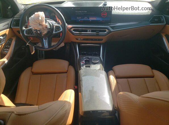3MW49FF09P8D41220 2023 BMW M3 Серый Вид панели приборов