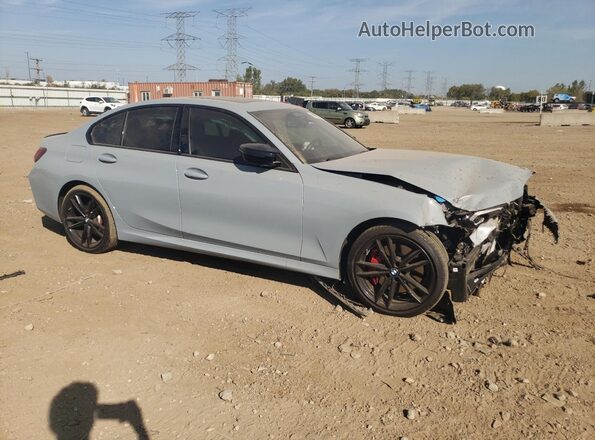 3MW49FF09P8D41220 2023 BMW M3 Серый Передняя правая четверть