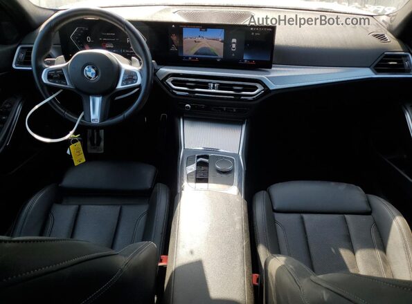 3MW49FS01R8D90310 2024 BMW M3 White Widok deski rozdzielczej