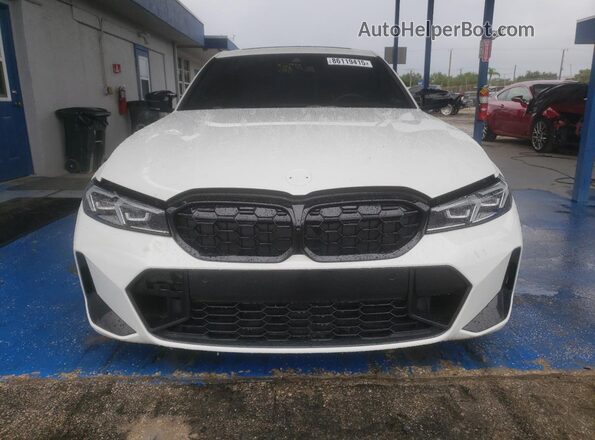 3MW49FS07R8E29904 2024 BMW M3 White Вид спереду