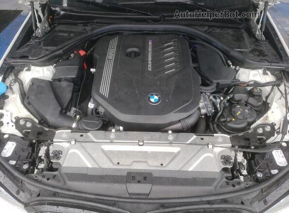 3MW49FS07R8E29904 2024 BMW M3 White Вид задньої частини салону