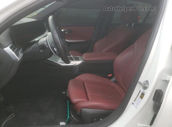 3MW49FS07R8E29904 2024 BMW M3 White Вид салону спереду