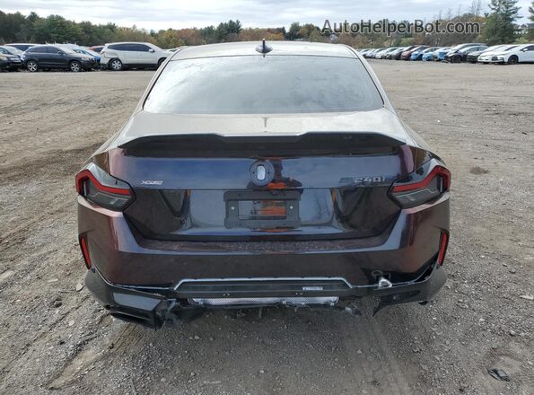 3MW53CM01P8D12219 2023 BMW M2 Maroon Вид ззаду