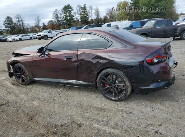 3MW53CM01P8D12219 2023 BMW M2 Maroon Задня ліва чверть