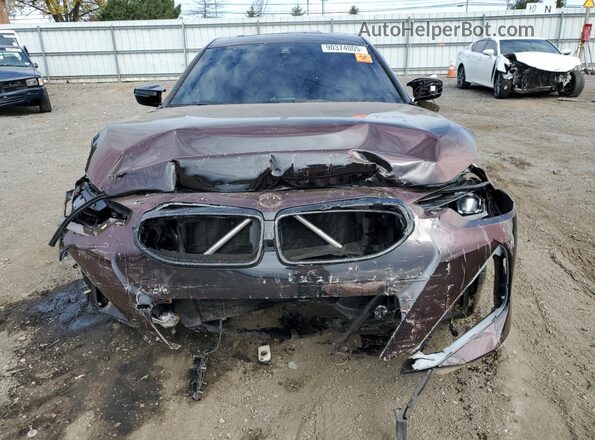 3MW53CM01P8D12219 2023 BMW M2 Maroon Вид спереду