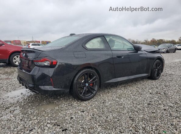 3MW53CM07R8E15535 2024 BMW M2 Black Հետևի աջ