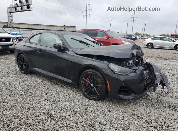 3MW53CM07R8E15535 2024 BMW M2 Black Առջևի աջ
