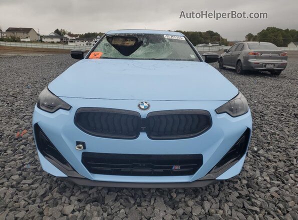3MW53CM07S8F62931 2025 BMW M2 Blue Вид спереду