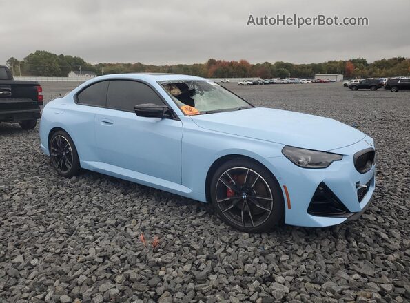 3MW53CM07S8F62931 2025 BMW M2 Blue Передня права чверть