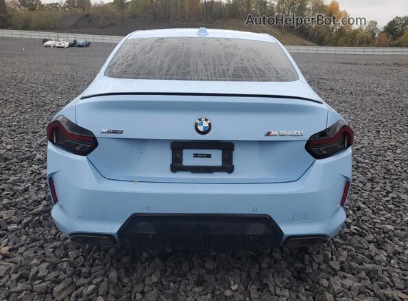 3MW53CM07S8F62931 2025 BMW M2 Blue Вид ззаду