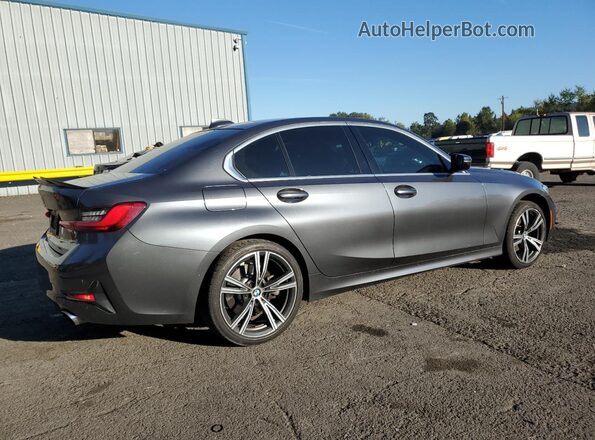3MW5R1J06M8C00227 2021 BMW 3 SERIES Серый Задняя правая четверть