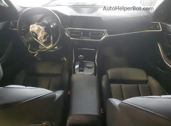 3MW5R7J04L8B07367 2020 BMW 3 SERIES White Առջևի վահանակի տեսք