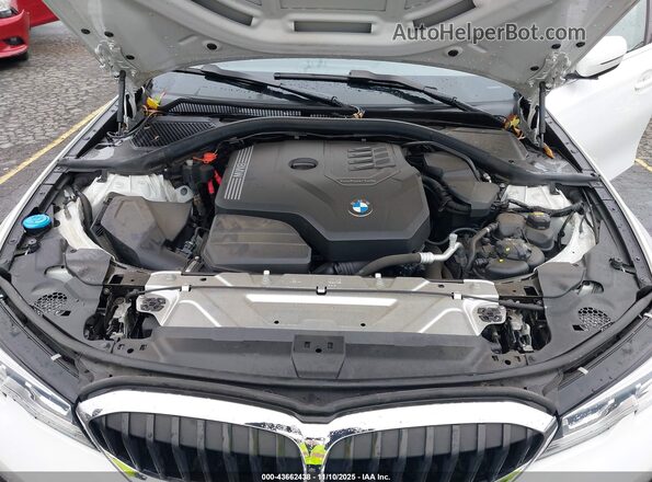 3MW5R7J06L8B35848 2020 BMW 3 SERIES White Rear view