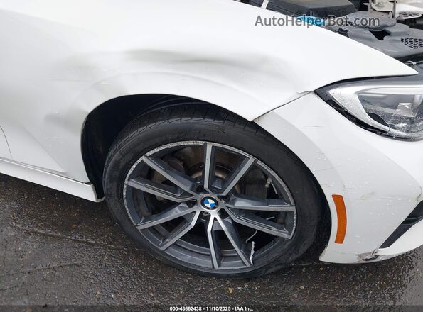 3MW5R7J06L8B35848 2020 BMW 3 SERIES White Front view