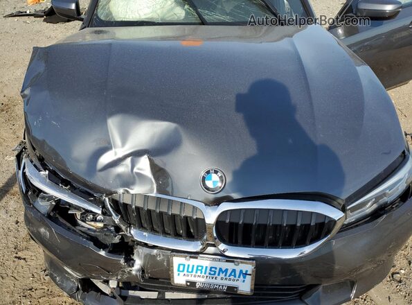 3MW5R7J07N8C61526 2022 BMW 3 SERIES Gray Vista interior trasera