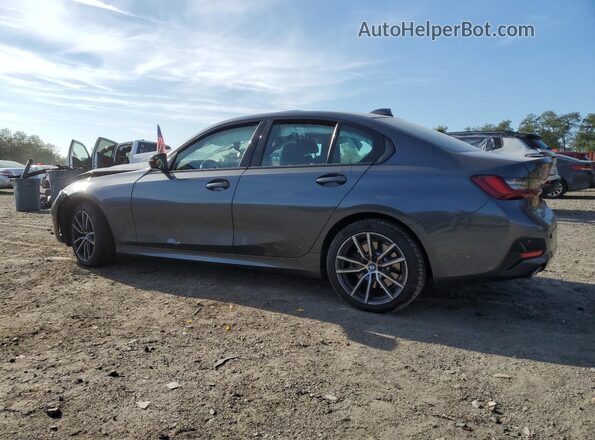 3MW5R7J07N8C61526 2022 BMW 3 SERIES Gray Trasero izquierdo
