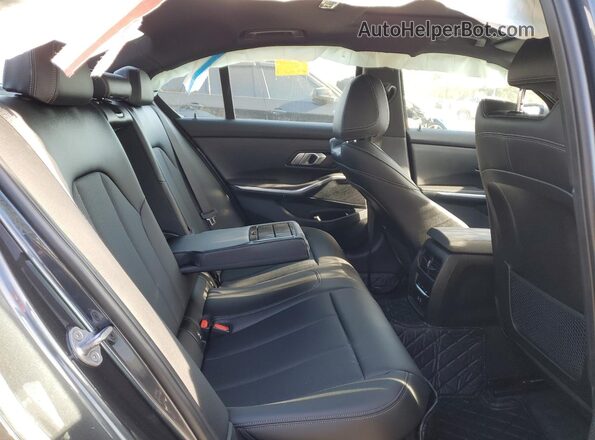 3MW5R7J07N8C61526 2022 BMW 3 SERIES Gray Vista de los asientos traseros