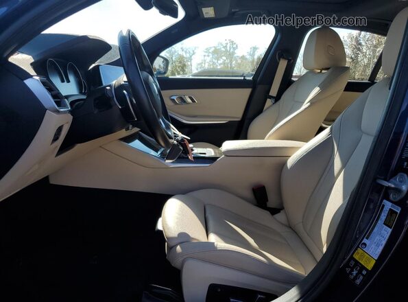 3MW5R7J0XL8B14226 2020 BMW 3 SERIES Blue Front interior view