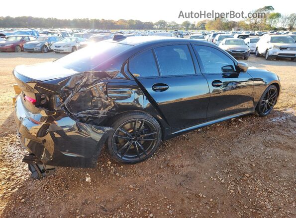 3MW5U7J04M8B55693 2021 BMW M3 Black Հետևի աջ