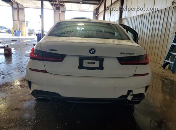 3MW5U9J06M8B61314 2021 BMW M3 Белый Вид сзади