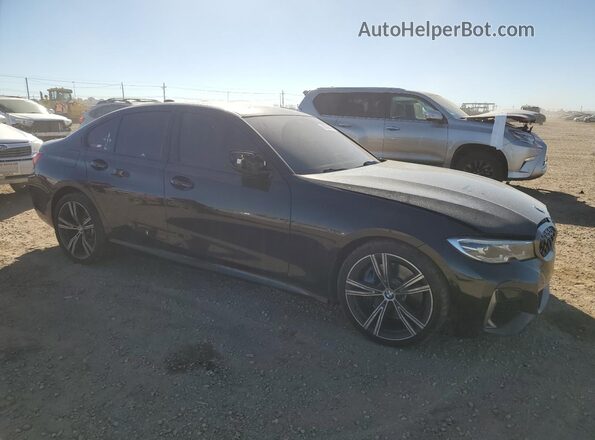 3MW5U9J0XM8B66029 2021 BMW M3 Black Передня права чверть