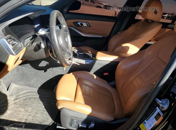 3MW5U9J0XM8B66029 2021 BMW M3 Black Вид салону спереду