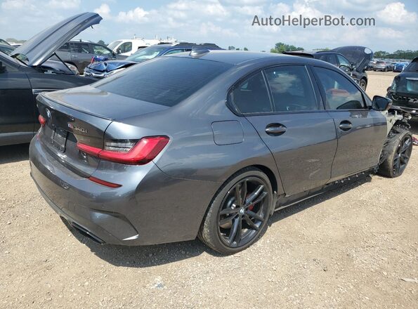 3MW5U9J0XM8C14287 2021 BMW M3 Серый Задняя правая четверть