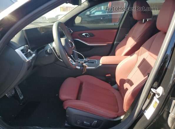3MW69CW01S8F22876 2025 BMW 3 SERIES Black Front interior view