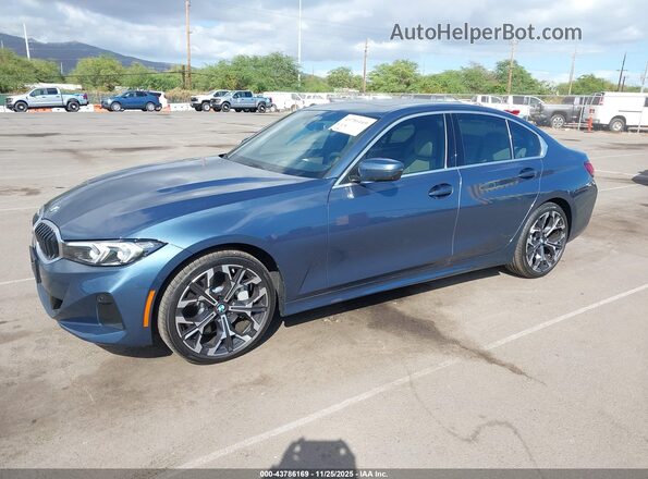 3MW69CW04S8F82120 2025 BMW 3 SERIES Blue Передня ліва чверть