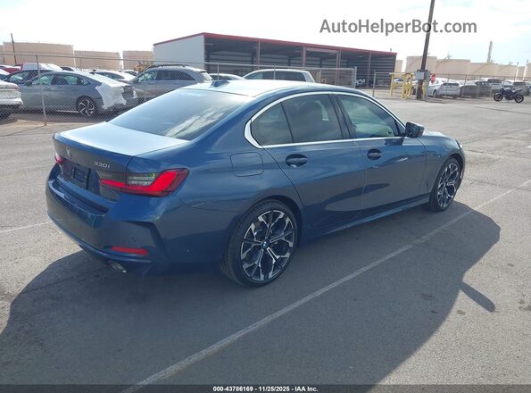 3MW69CW04S8F82120 2025 BMW 3 SERIES Blue Задня права чверть