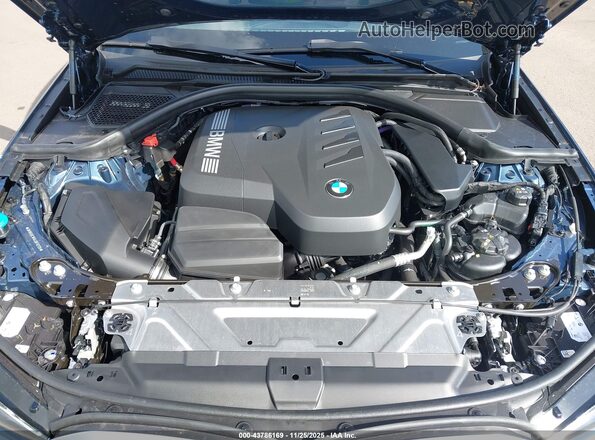 3MW69CW04S8F82120 2025 BMW 3 SERIES Blue Вид ззаду