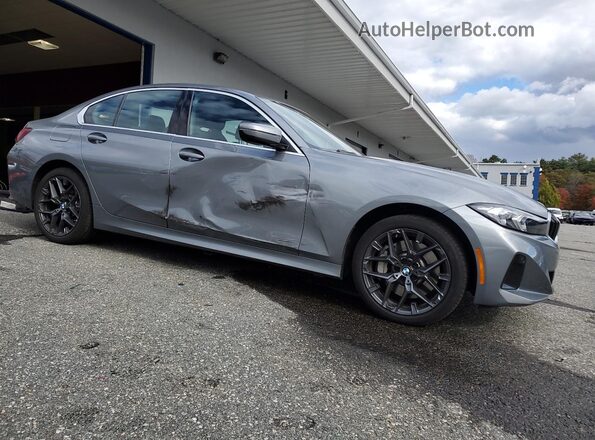 3MW69CW0XS8F30958 2025 BMW 3 SERIES Серый Передняя правая четверть