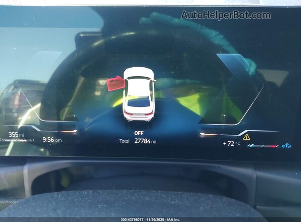 3MW69FF00P8C97987 2023 BMW 3 SERIES White Հետևի նստատեղերի տեսք